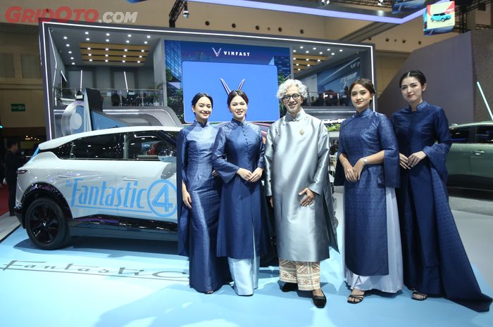 Vinfast Padukan Budaya Vietnam dan Indonesia di GIIAS 2025, Kerjasama Bareng Didiet Maulana