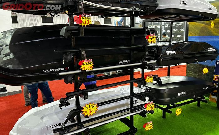 roof box, roof box whale, whale carrier, harga roof box, GIIAS 2025, Bikin Kaget, Whale Carrier Luncurkan Roof Box Harga Cuma Rp 3,5 Juta
