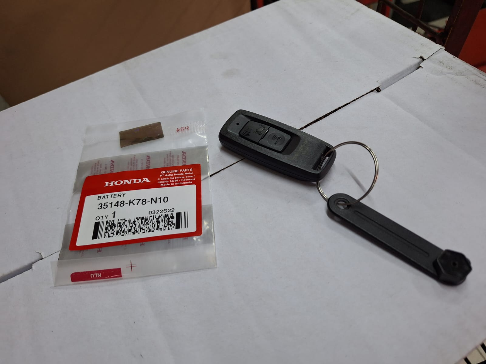 Baterai Remote Keyless Motor Matic Honda Bisa Dibeli di Minimarket, Ini Kodenya
