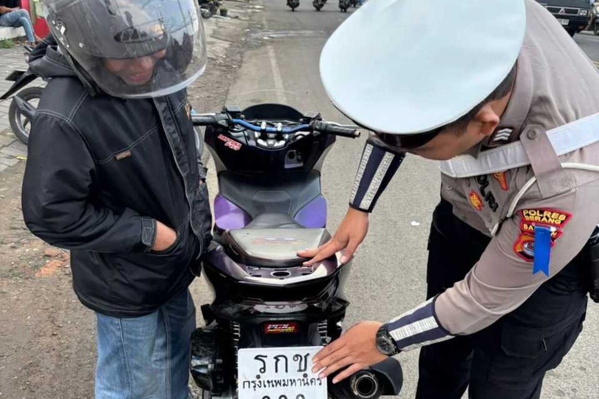Motor Boleh Dimodifikasi, Tapi Kalau Pelat Nomor Biarkan Orisinal Tanpa Tambahan Ini dan Itu