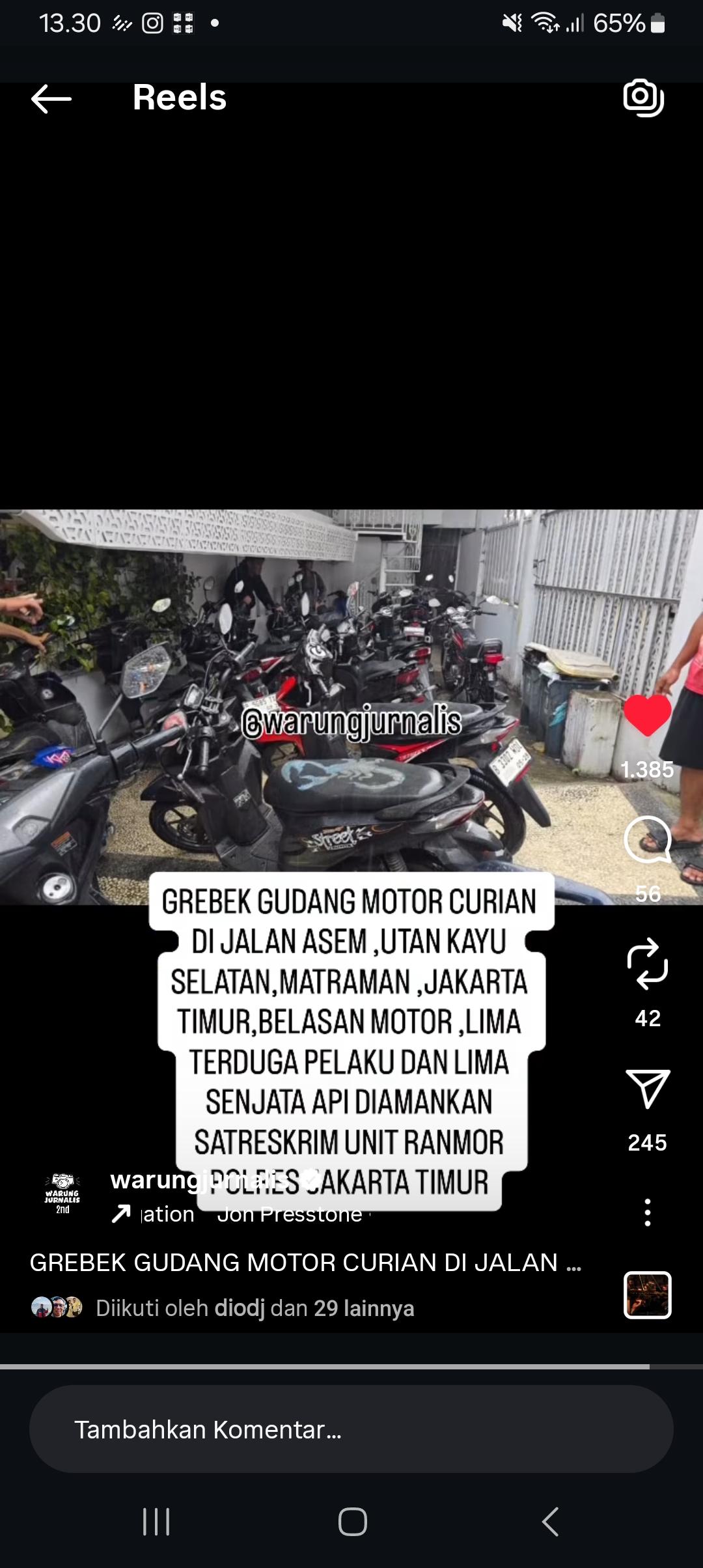 GPS Nggak Pernah Bohong, Honda BeAT Bawa Polisi ke Markas Curanmor