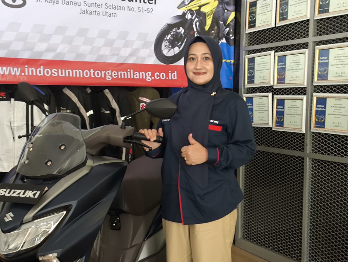 suzuki, motor suzuki, suzuki motor, penjualan motor, suzuki burgman, Data AISI Sebut Penjualan Motor Turun, Suzuki Justru Alami Peningkatan