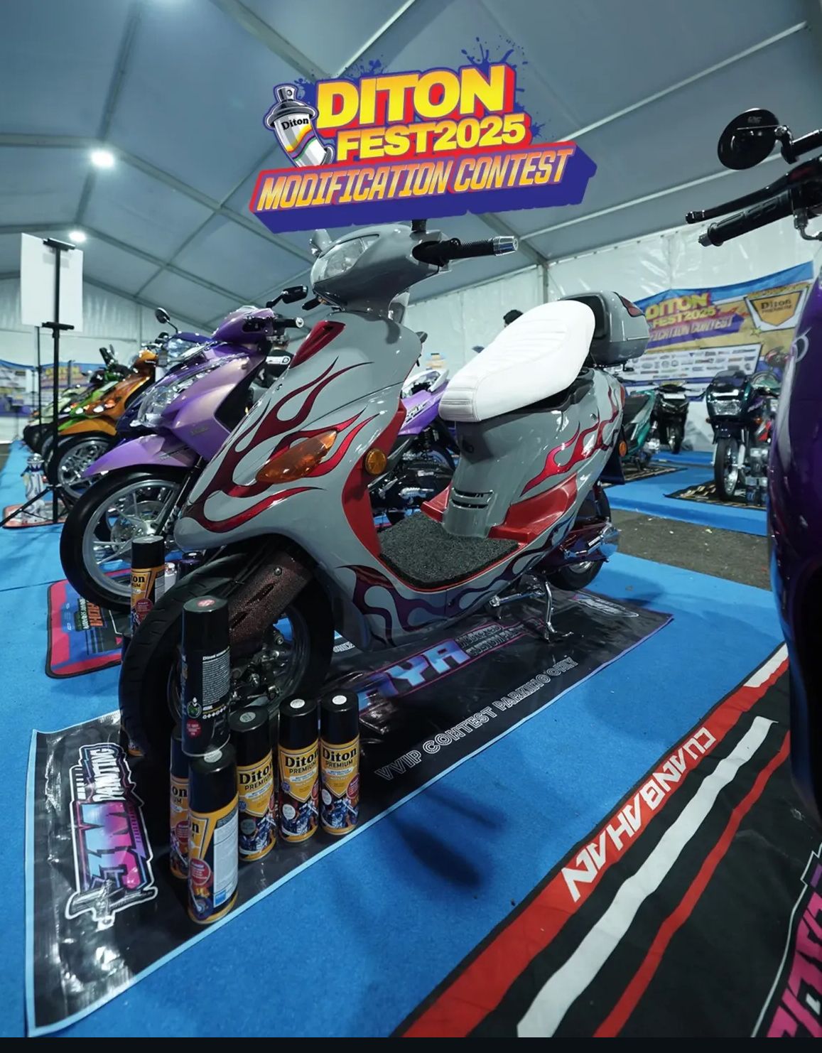 komunitas, diton, Diton cat semprot, Diton Fest 2025, Dari Semir Ban hingga Cat Kendaraan Berat, Diton Kenalkan Produk Terbaru di Diton Fest 2025