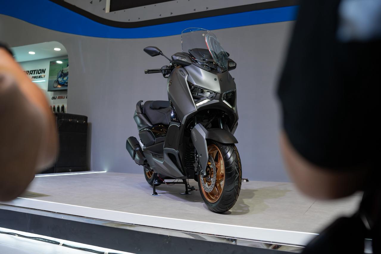 yamaha xmax, motor matic baru yamaha, Yamaha XMAX Connected TechMAX, Yamaha XMAX TechMAX, Harga Yamaha XMAX Connected TechMAX, Yamaha Resmi Luncurkan Motor Matic Versi Pasar Eropa di Indonesia, Harga Fantastis