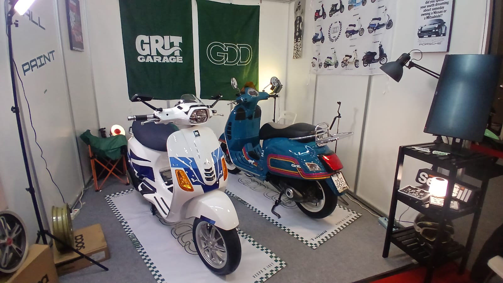 Grit Garage Bengkel Paham Karakter, Ubah Tampilan Skuter Sesuai Keinginan