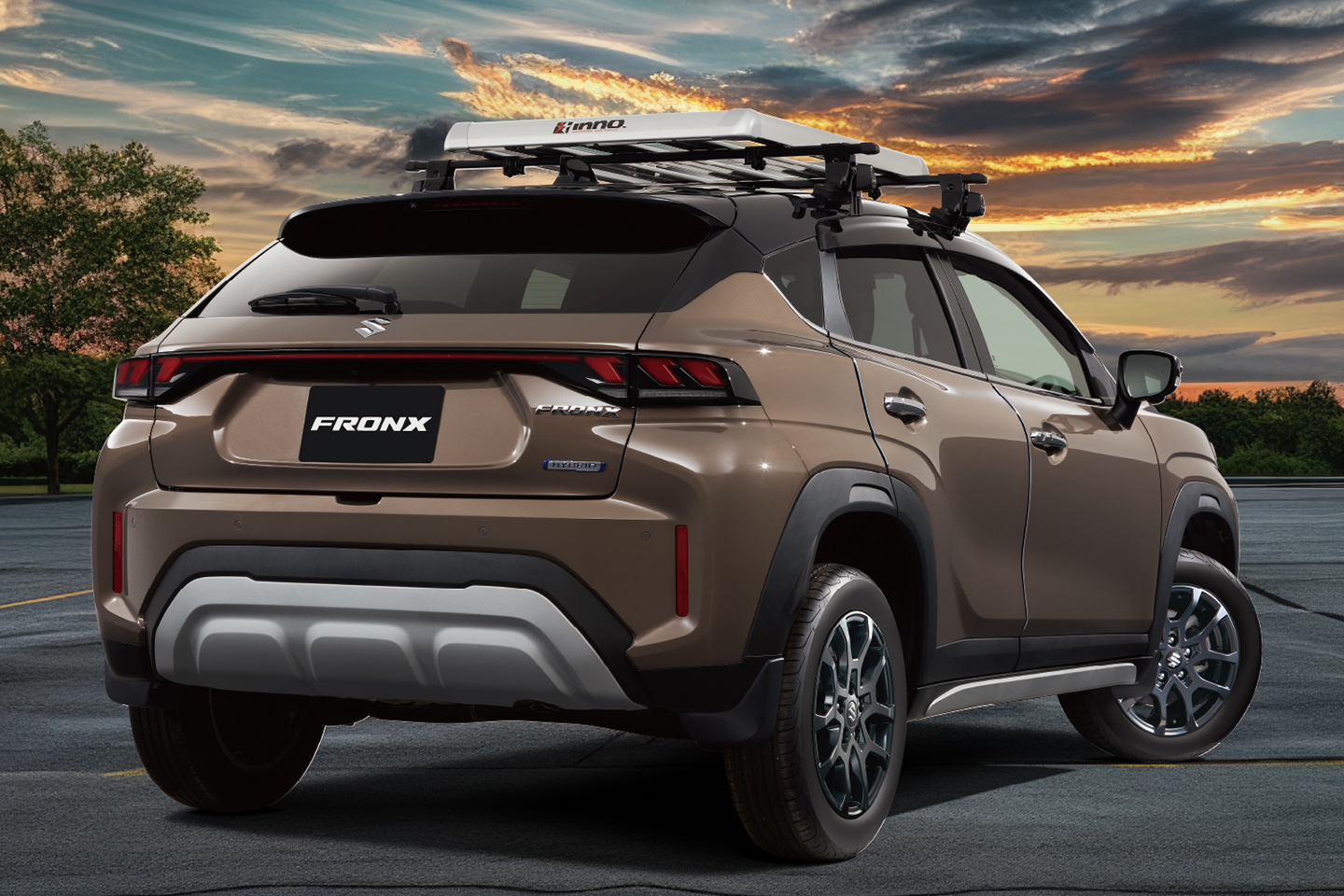 jepang, mobil baru, aksesoris, suzuki, Suzuki Fronx, Mengintip Aksesoris Suzuki Fronx Di Jepang, Ada Pelek XL7 Sampai Tenda