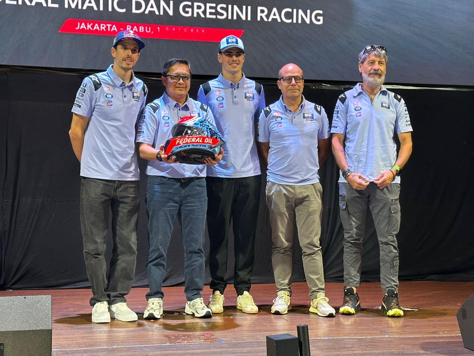 gresini racing, federal oil, alex marquez, fermin aldeguer, MotoGP Mandalika 2025, 14 Tahun Federal Oil Jadi Sponsor Gresini Racing, Gelar Meet and Greet Bersama Alex Marquez dan Fermin Aldeguer