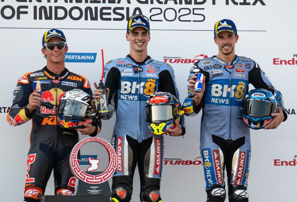 MotoGP, gresini racing, federal oil, PT ExxonMobil Lubricants Indonesia, MotoGP Mandalika 2025, Dua Pembalap Gresini Racing Menang di MotoGP Mandalika, Federal Oil Kasih Apresiasi