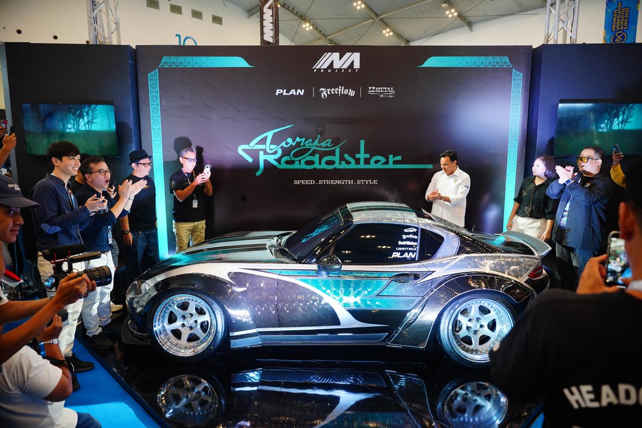 Mazda Miata MX-5 Toraja Roadster, Dicat Teknik 3D Pertama di Indonesia