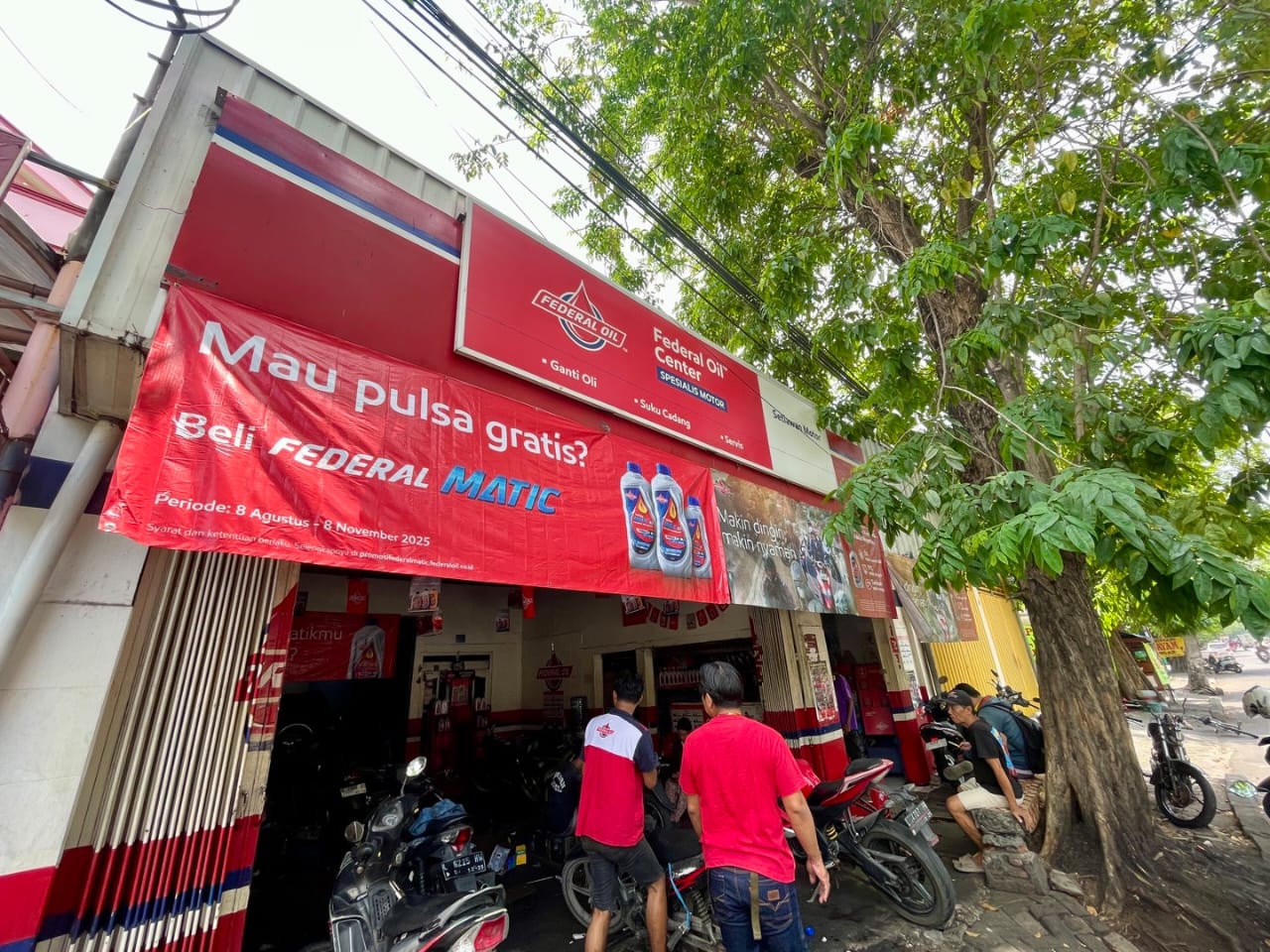 federal oil, motor matik, pulsa gratis, Bagi-bagi pulsa, Bagi-bagi Pulsa Gratis Dari Federal Oil Catat Respon Positif, Program Diperpanjang