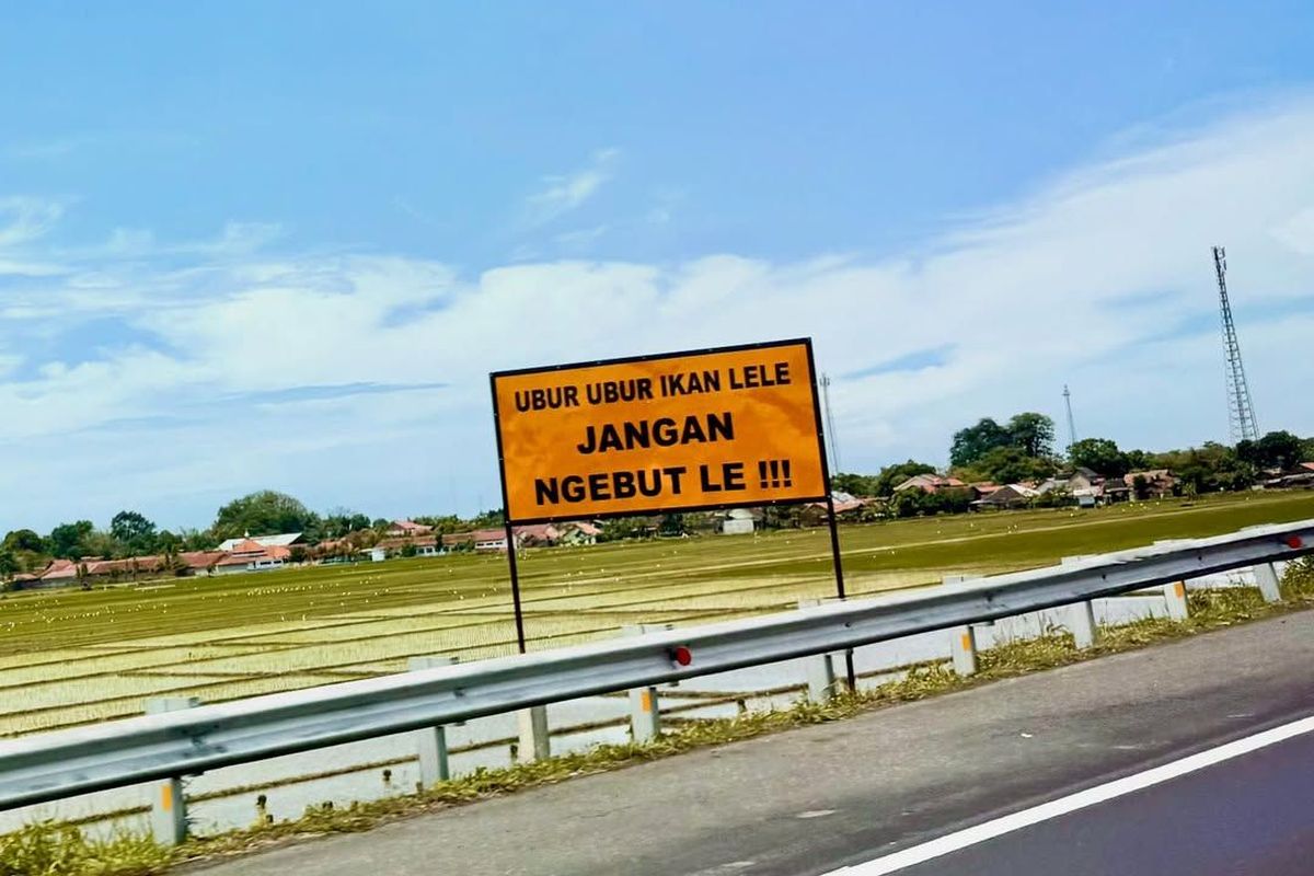 sri mulyani, menteri keuangan, tol trans jawa, rambu jalan tol, Rambu-rambu Lucu, Eks Menkeu Sri Mulyani Ngakak Lihat Rambu di Tol Trans Jawa, Kata-katanya Menggelitik