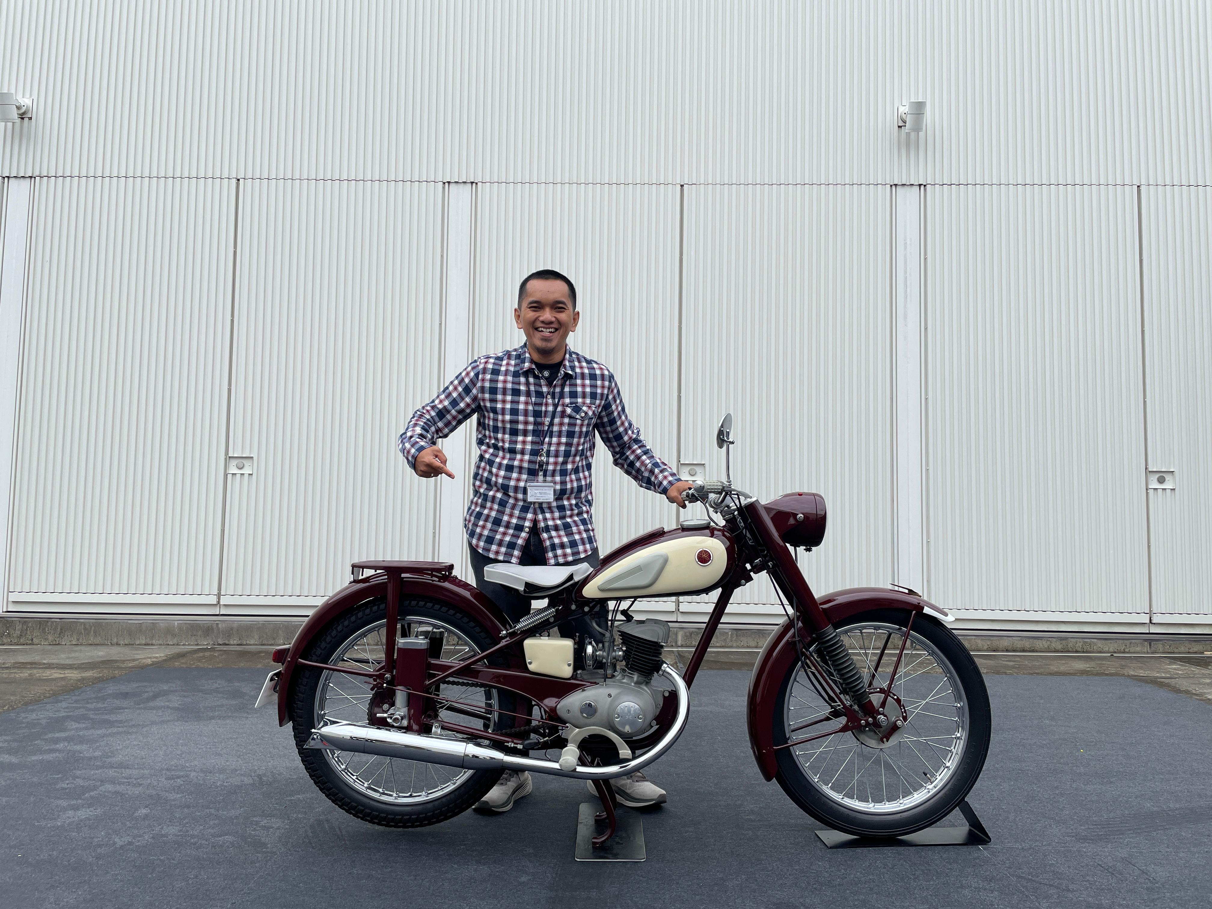 yamaha, Yamaha YA-1, Motor pertama Yamaha, Museum Yamaha, 70 tahun Yamaha, Bertemu Langsung Dengan Motor Pertama Yamaha di Jepang, Seperti Ini Detailnya