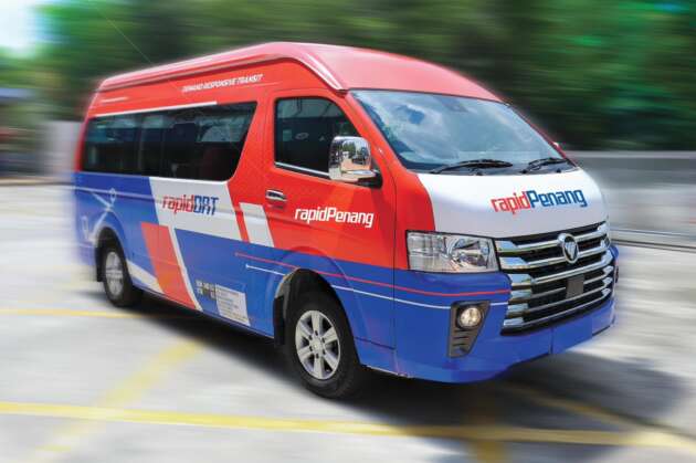 Rapid Penang On-Demand van service expanded – seven new zones in three-month trial from May 31