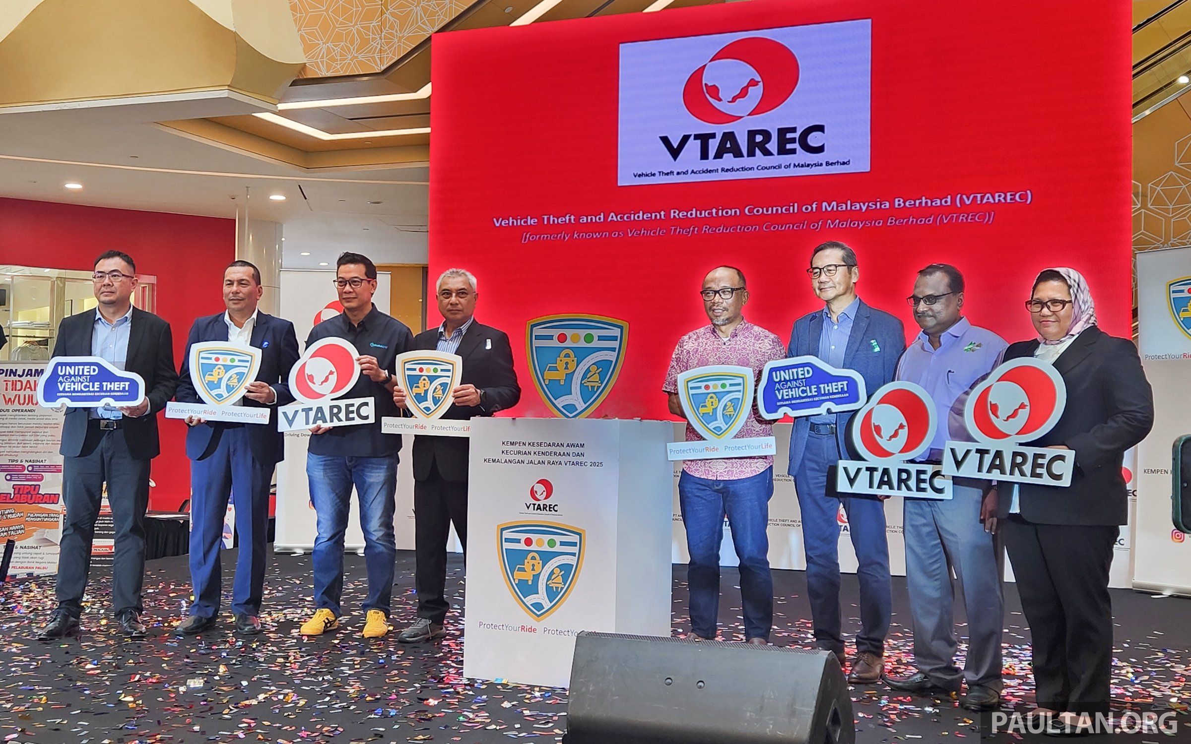 VTAREC launches vehicle theft, road accident public awareness campaign with police, JPJ collaboration