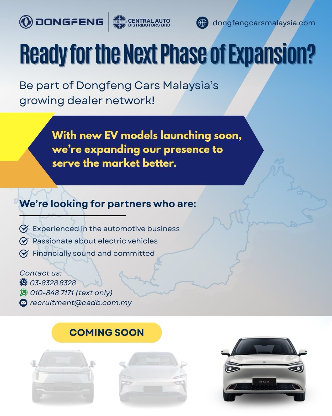 Dongfeng Nammi 06 SUV, 007 sedan in Malaysia soon