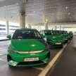 Grab Malaysia launches EV ride-hailing service from KLIA – 10 BYD M6 MPVs form the new electric fleet