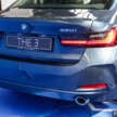 2025 BMW 320i Sport official pricing in Malaysia – from RM266k; ACC with stop & go, 184 PS, updated interior