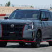 2026 Nissan Patrol Nismo – tuned Armada gets 460 hp; sports air suspension, exhaust; red pinstripe bodykit