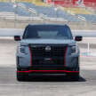 2026 Nissan Patrol Nismo – tuned Armada gets 460 hp; sports air suspension, exhaust; red pinstripe bodykit