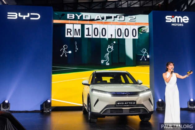 BYD Atto 2 EV launched in Malaysia – one variant with 51.13 kWh battery, 350 km range WLTP; RM100,000