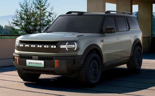 Ford Bronco New Energy in China: looks like Bronco, is actually an EV/REEV with 1,220 km total range