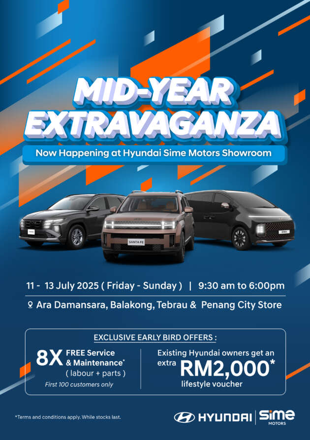 Check out the all-new Hyundai Santa Fe, new Tucson and Staria at Sime Darby Auto Hyundai, July 11-13!