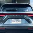 Lexus NX 350h replaces NX 250 as entry-level NX in Malaysia – 2.5 hybrid, two-motor AWD, from RM396k