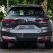 2025 BMW iX facelift launched in Malaysia – xDrive45 fr RM426k, xDrive60 RM488k; up to 701 km EV range