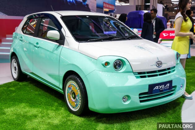 Daihatsu Ayla Retro Future at GIIAS – Perodua Axia with round headlights, turbofans, air suspension!