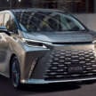 Lexus LM updated in Japan – better NVH, four-seat Executive variant gets relocated rear door switches
