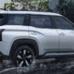 2025 Mitsubishi Destinator debuts in Indonesia – new global three-row SUV for with 1.5T, CVT; CR-V size