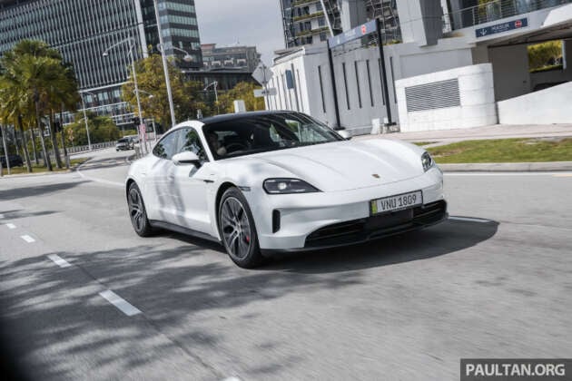 Porsche Taycan – still the sportiest EV, now made even more dynamic and efficient with several improvements