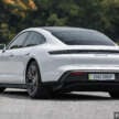 Porsche Taycan – still the sportiest EV, now made even more dynamic and efficient with several improvements