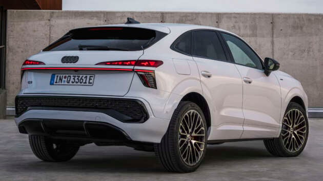 2025 Audi Q3 Sportback unveiled – 29 mm lower roofline, offered with petrol, diesel, PHEV powertrains