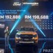 Ford Ranger WildTrak 3.0 V6 Turbo Diesel launched – RM193k Pen. Malaysia, RM199k OTR Sabah & Sarawak