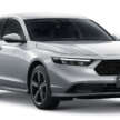 2025 Honda Accord updated in Thailand – LaneWatch replaced with BSI; hybrid only; priced from RM192k