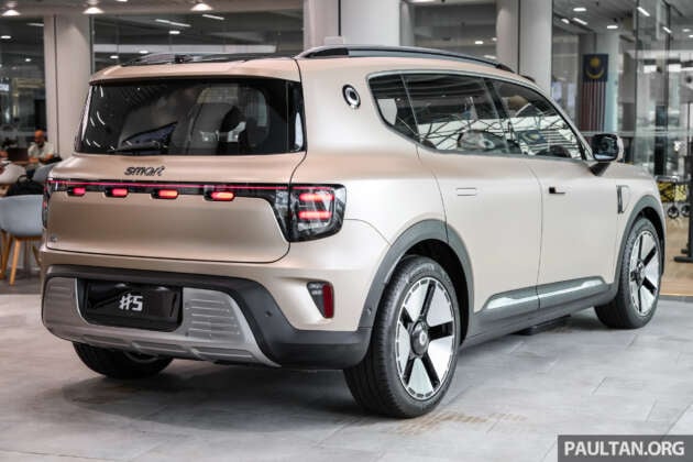 smart #5 previewed in Malaysia – up to 646 PS, 590 km WLTP range, 800V, 400 kW charging, 10-80% in 15 min