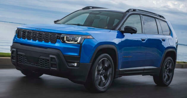 2026 Jeep Cherokee – 210 hp/312 Nm 1.6T petrol hybrid with two e-motors; 800 km combined range