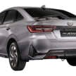 2026 Toyota Vios Hybrid debuts – 1.5L four-cylinder petrol, 111 PS; two variants, from RM93k in Thailand