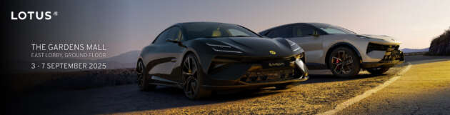 Meet the new 2026 Lotus Emeya and Eletre at The Gardens Mall roadshow, Sept 3-7 – from RM459k
