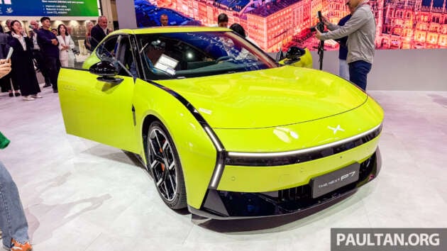 Xpeng P7 on show at Munich Motor Show – flagship EV sedan with up to 820 km CLTC; fr RM130k in China