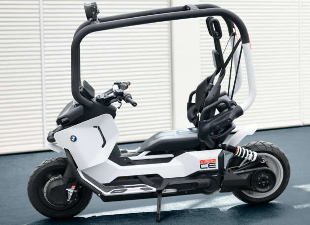 BMW Motorrad Vision CE e-scooter comes with cage