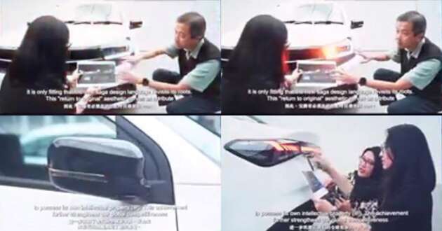 2025 Proton Saga MC3 shown on livestream – new face, exterior lighting; dual screens on revised dash