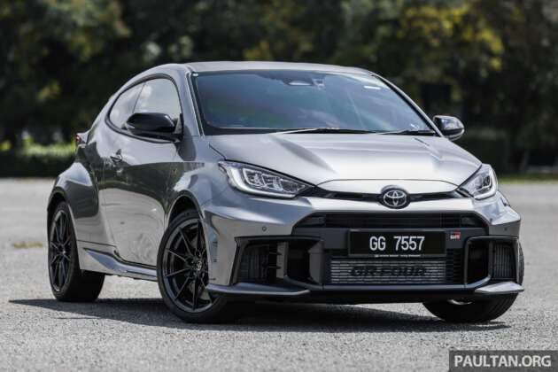 2025 Toyota GR Yaris facelift with 8AT in Malaysia – 300 PS, 0-100 km/h in 5.2s; RM10k more than 6MT