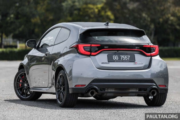 2025 Toyota GR Yaris facelift with 8AT in Malaysia – 300 PS, 0-100 km/h in 5.2s; RM10k more than 6MT