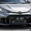 2025 Toyota GR Yaris facelift with 8AT in Malaysia – 300 PS, 0-100 km/h in 5.2s; RM10k more than 6MT