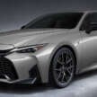 2026 Lexus IS facelift debuts – IS 350, IS 300h; more aggressive face, new interior, improved dynamics