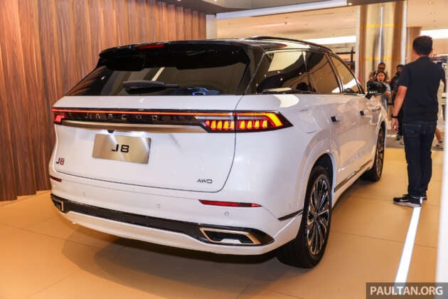 Jaecoo J8 launched in Malaysia – D-segment SUV, CKD, 2.0T, 5-seater 2WD and 6-seater AWD, fr RM179k