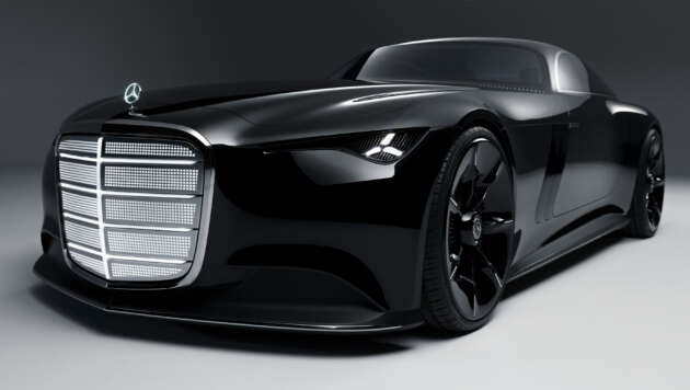 Mercedes-Benz Vision Iconic revealed – luxury coupé concept with massive grille, “hyper-analogue” interior