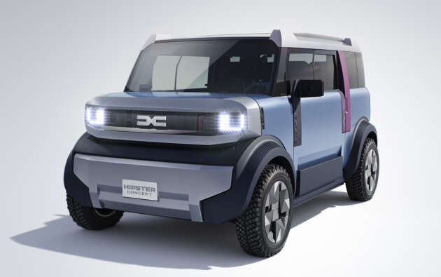 Dacia Hipster Concept previews affordable pint-sized boxy EV – just 3 metres long, four seats, front bench